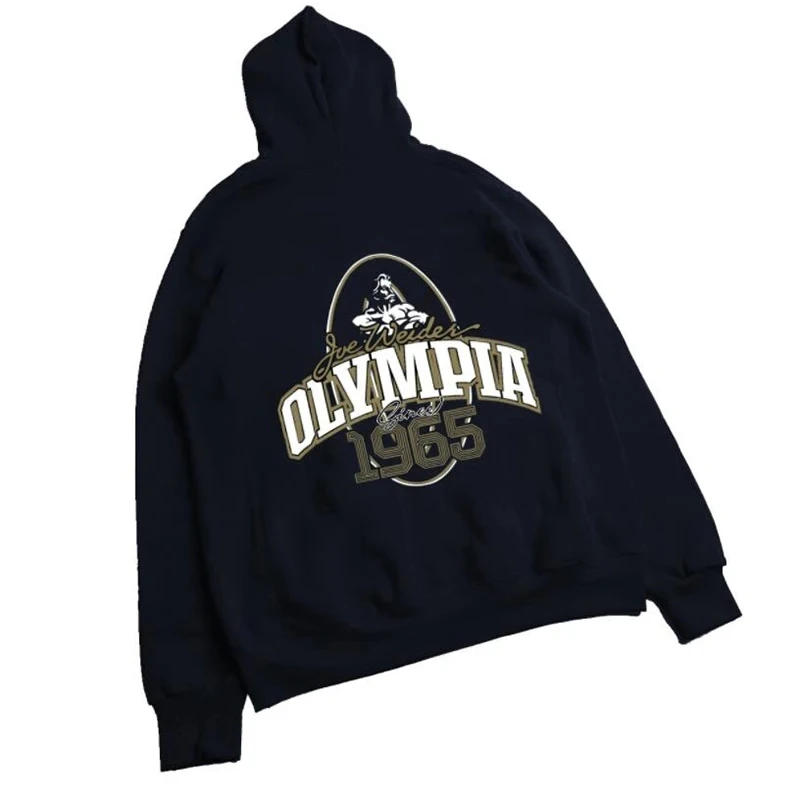 

2022 Fall Men's Fashion New Orsay Commemorative Fitness Hooded Sweatshirt Trend Loose Olympia Casual Running Sports Tops