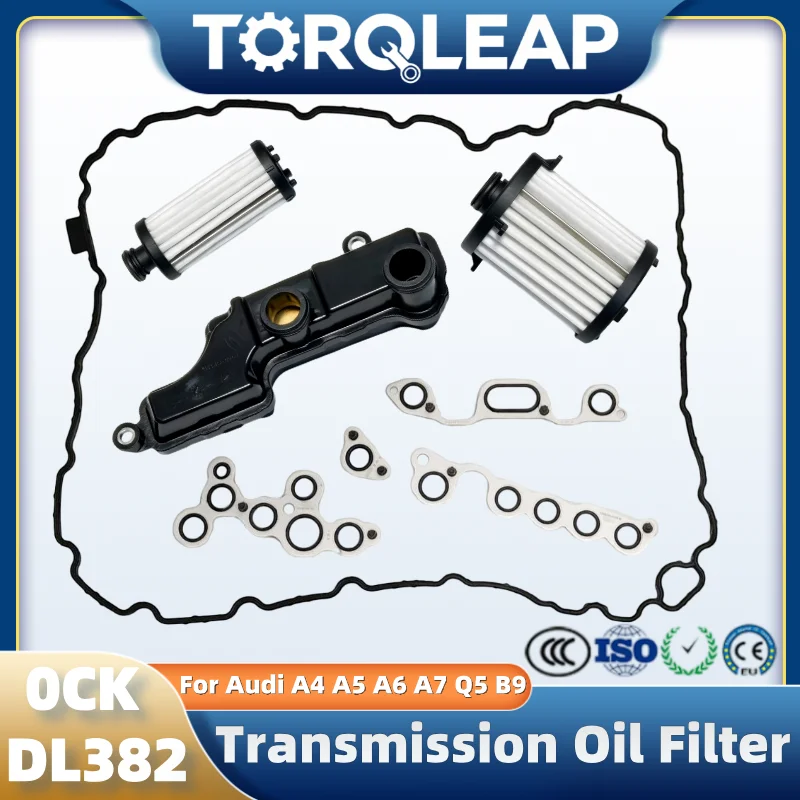 DSG 0CK 0CL 0CJ DL382 0CK325421A/325121D/325149D Auto Transmission Oil Filter Oil Pan Gasket Kit For Audi A4 A5 A6 A7 Q5 B9