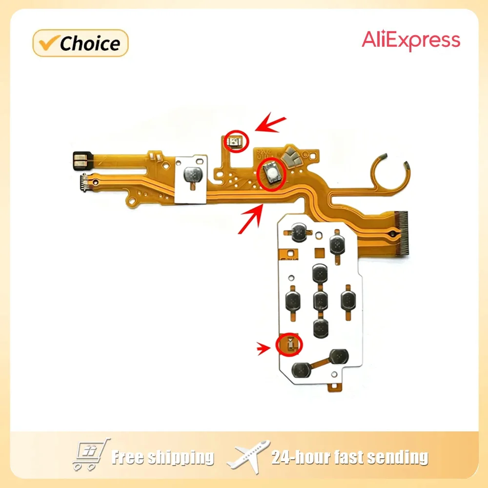 NEW Keypad Keyboard Key Plate Key Button Flex Cable Ribbon For CANON Camera Repair Parts For CANON IXUS160 IXUS175
