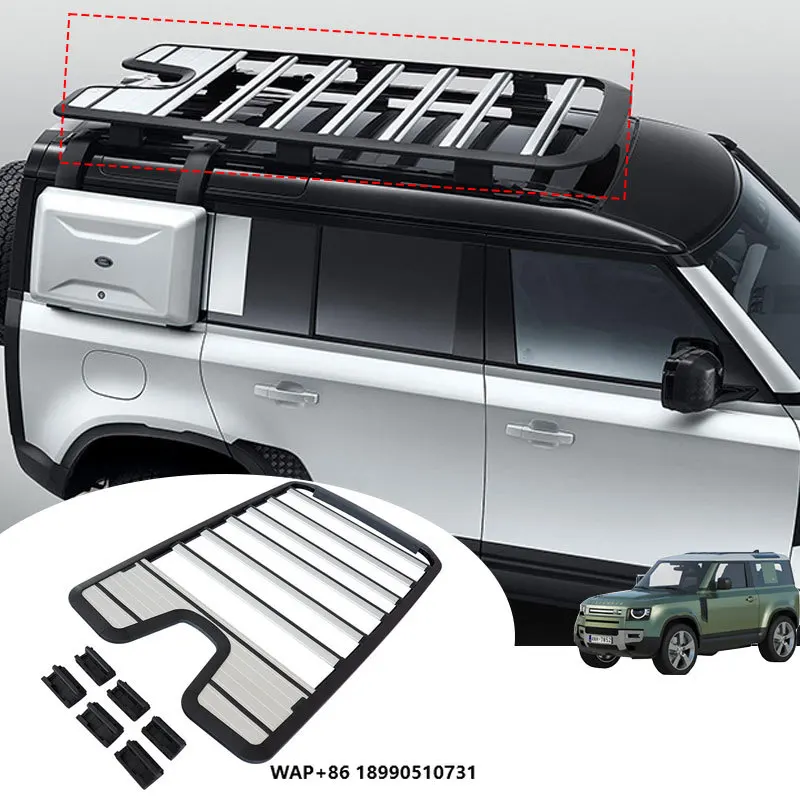

Car Roof Racks Car Luggage Carrier Styling Steel Rooftop Cargo Basket for Land Rover Defender Steel Roof Rack 2020-2025
