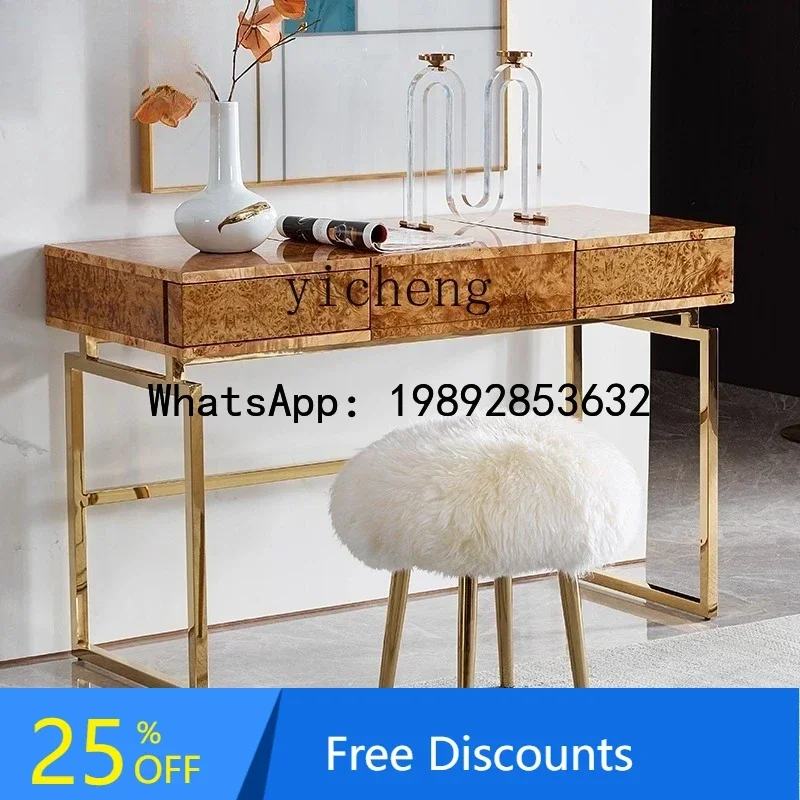 

Light Luxury Wool Shoe Changing Stool Living Room Coffee Table Sofa Footstool European Style Small Stool