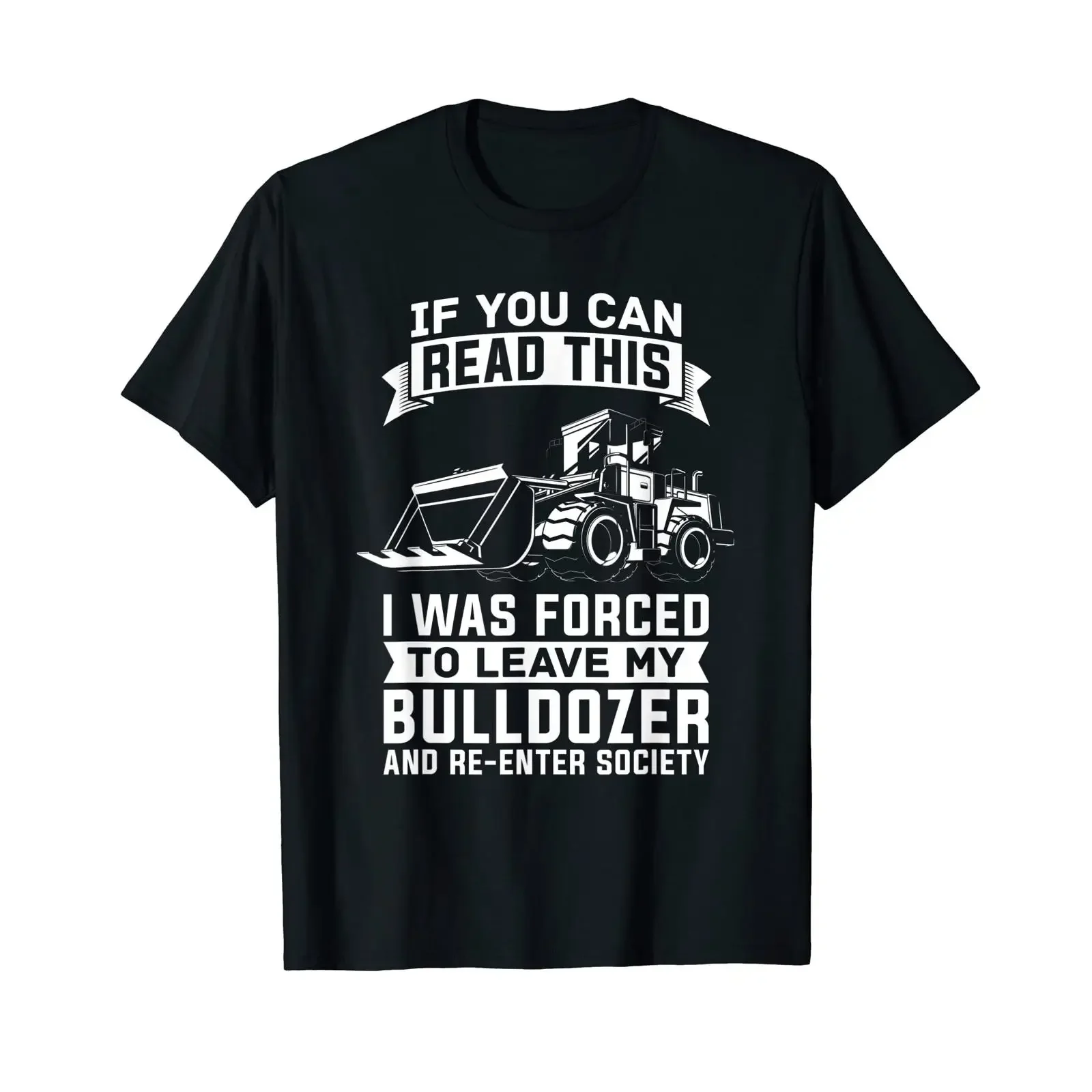 Bulldozer T Shirt black s vintage Washed homme Casual graphic Comfortable Versatile Stylish streetwear Slightly Breathable