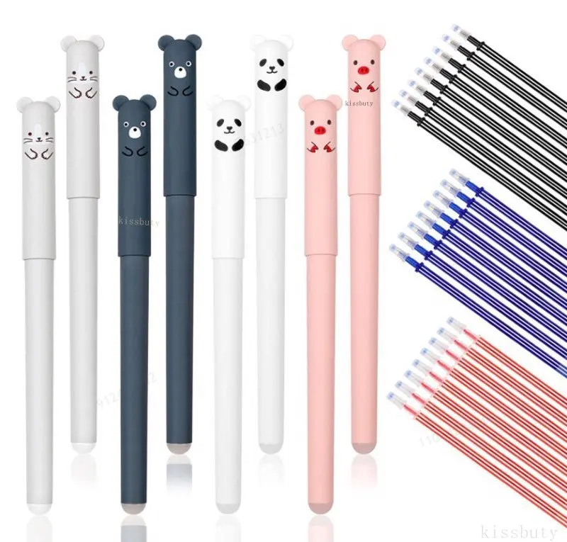 0.35mm/0.5mm Kawaii Erasable Pens for Writing Notebooks Girls Cute Gel Pens Office Accessories School Supplies Pretty Stationery