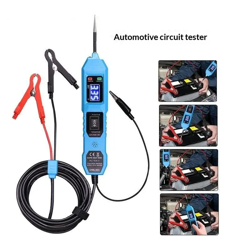 【CMO】Car Circuit Tester Probe Digital Voltage Test Pen Short Circuit Finder Open Circuit Detector For Automotive Repair Checkin