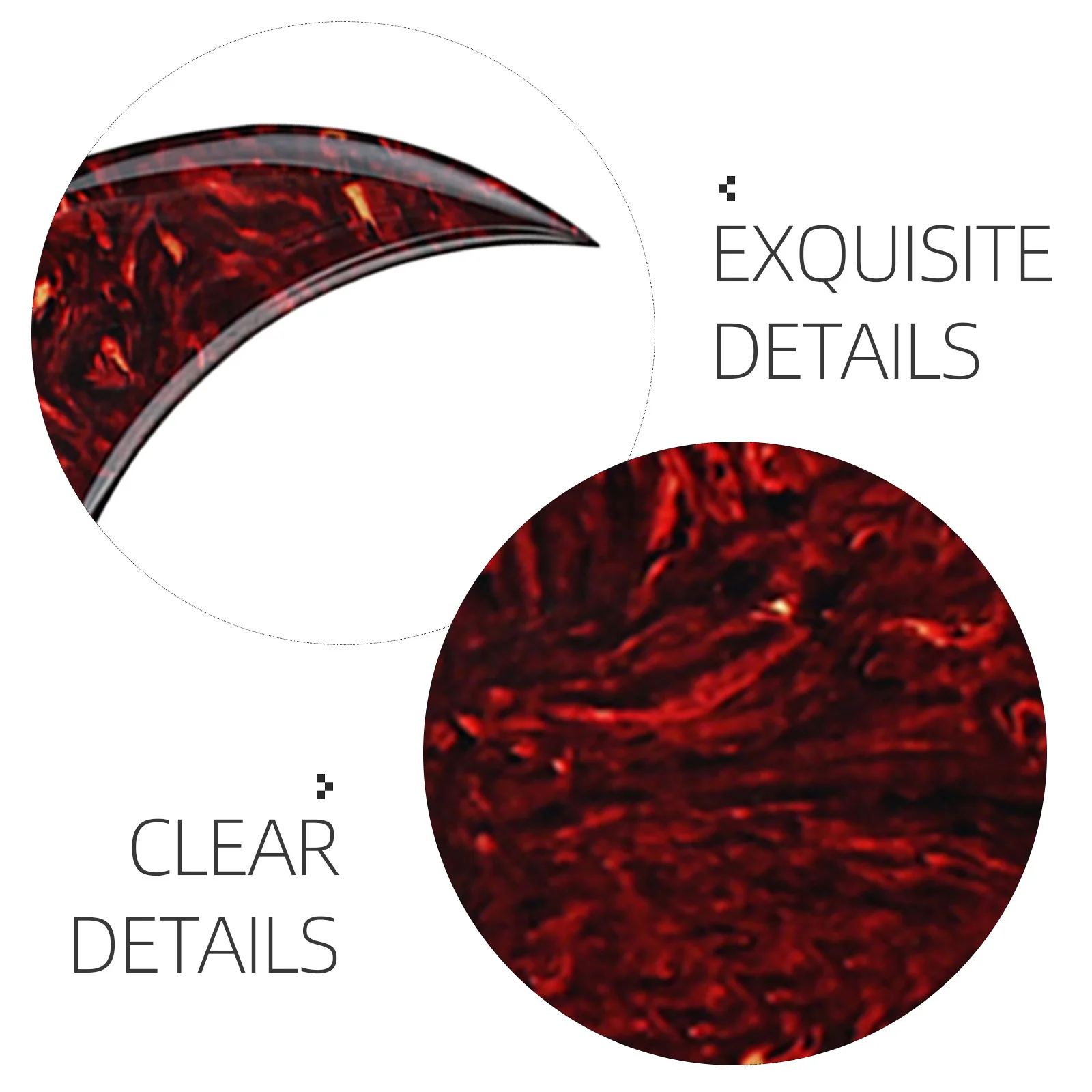 Professional Acoustic Guitar Pickguard with Self-Adhesive PVC Scratch Plate for Electric Folk Guitar Anti-Scratch Protection