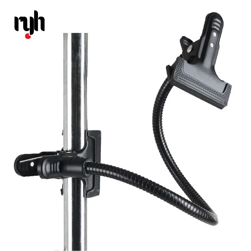 RYH Background Holder C Clamp Clip Camera Photo Studio Accessories Light Stand Flex Arm Reflector Photo Camara Fotografica