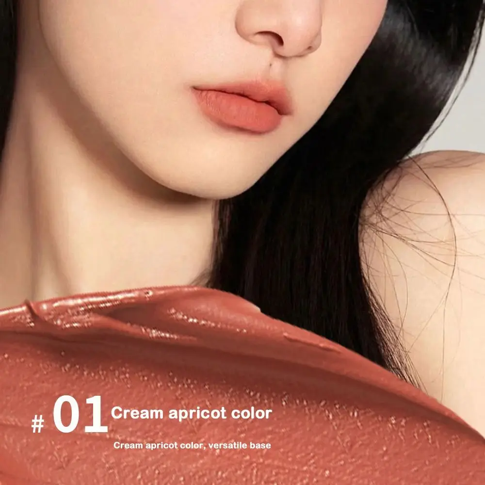 Vitality 5 colores lápiz labial de terciopelo mate impermeable taza antiadherente tinte de labios brillo de labios desnudo de larga duración Unisex