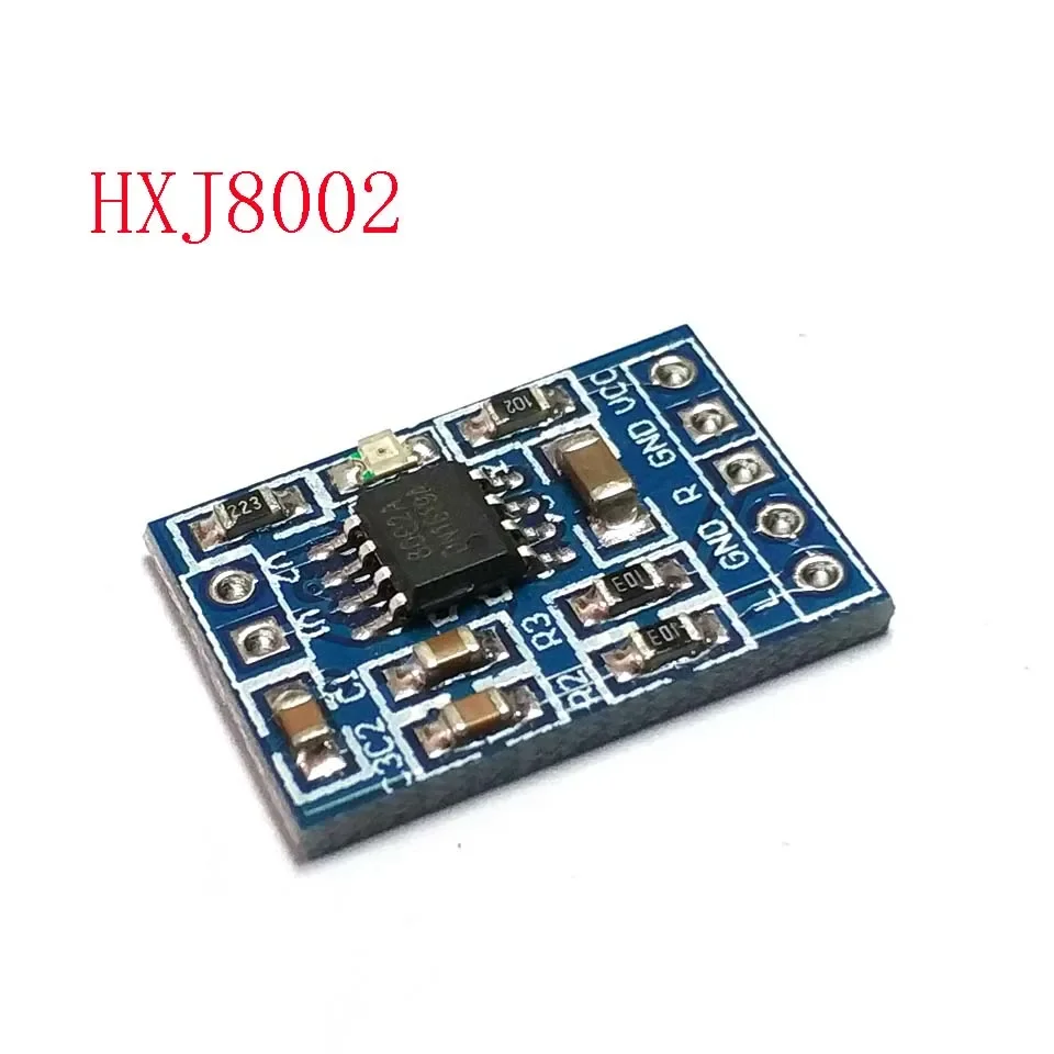 Super Mini HXJ8002 Audio Power Amplifier Board Mono Channel Voice Low Noise Amplifiers Module 2.0-5.5V Replace PAM8403