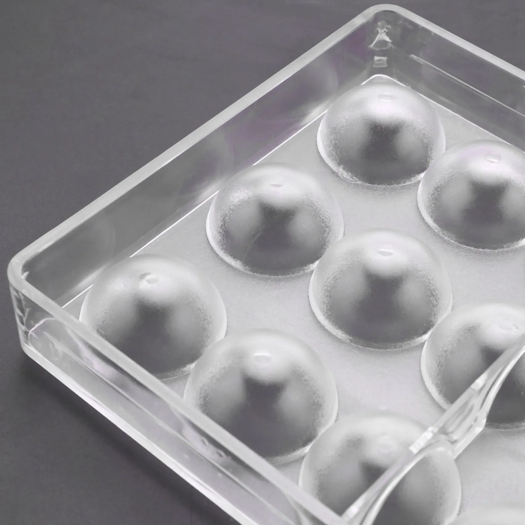 ABUH-2X 24 Holes Semi Sphere Chocolate Mould Polycarbonate Chocolate Bar Mold Half Ball Candy Maker Mold Bakeware