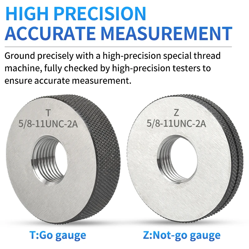 UT Taps 1SET 2A 1''11/16 1''3/4 1''13/16 1''7/8 1''15/16 2''-2''1/8  UN/UNC/UNF/UNS/UNEF America Fine Tooth Thread Ring Gage
