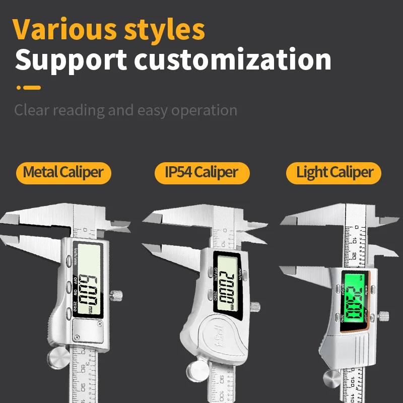 Kerseo Digitale Metalen Schuifmaat Vernier Kaliber 0-150 Roestvrij Meetinstrumenten Houtbewerking Diktemeter Diepte Elektronische Liniaal