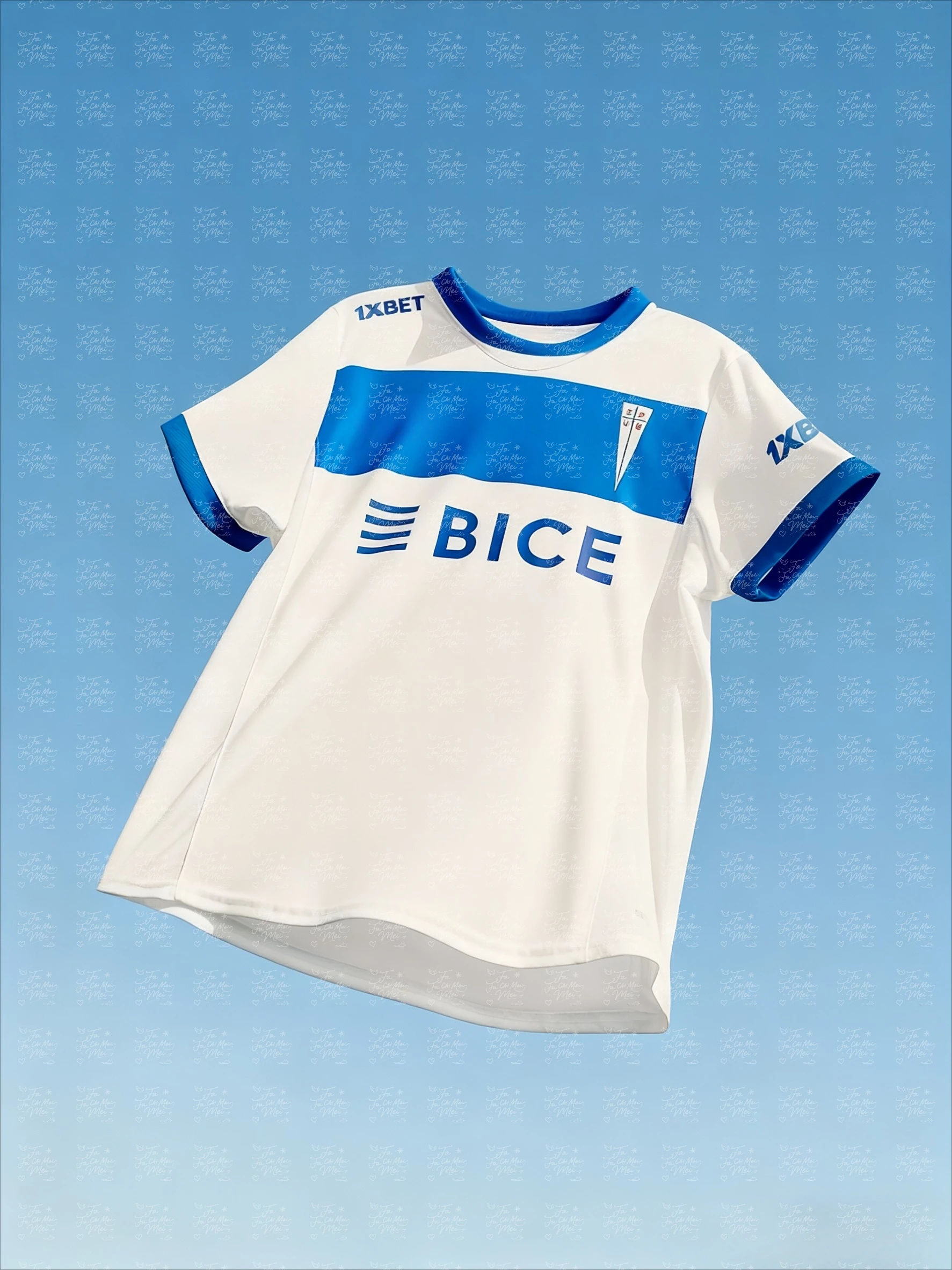 

25-26 Universidad Catolica Home Jersey, 3D Digital Sportswear, Men's and Women's Adult Parent-child Short Sleeves