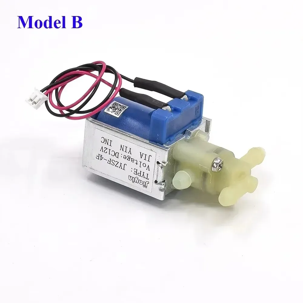 DC 12V/ 24V Small 2-Position 3-Way Electric Solenoid Valve Electromagnetic Air Water Valve Flow for Floor Carpet Cleaner