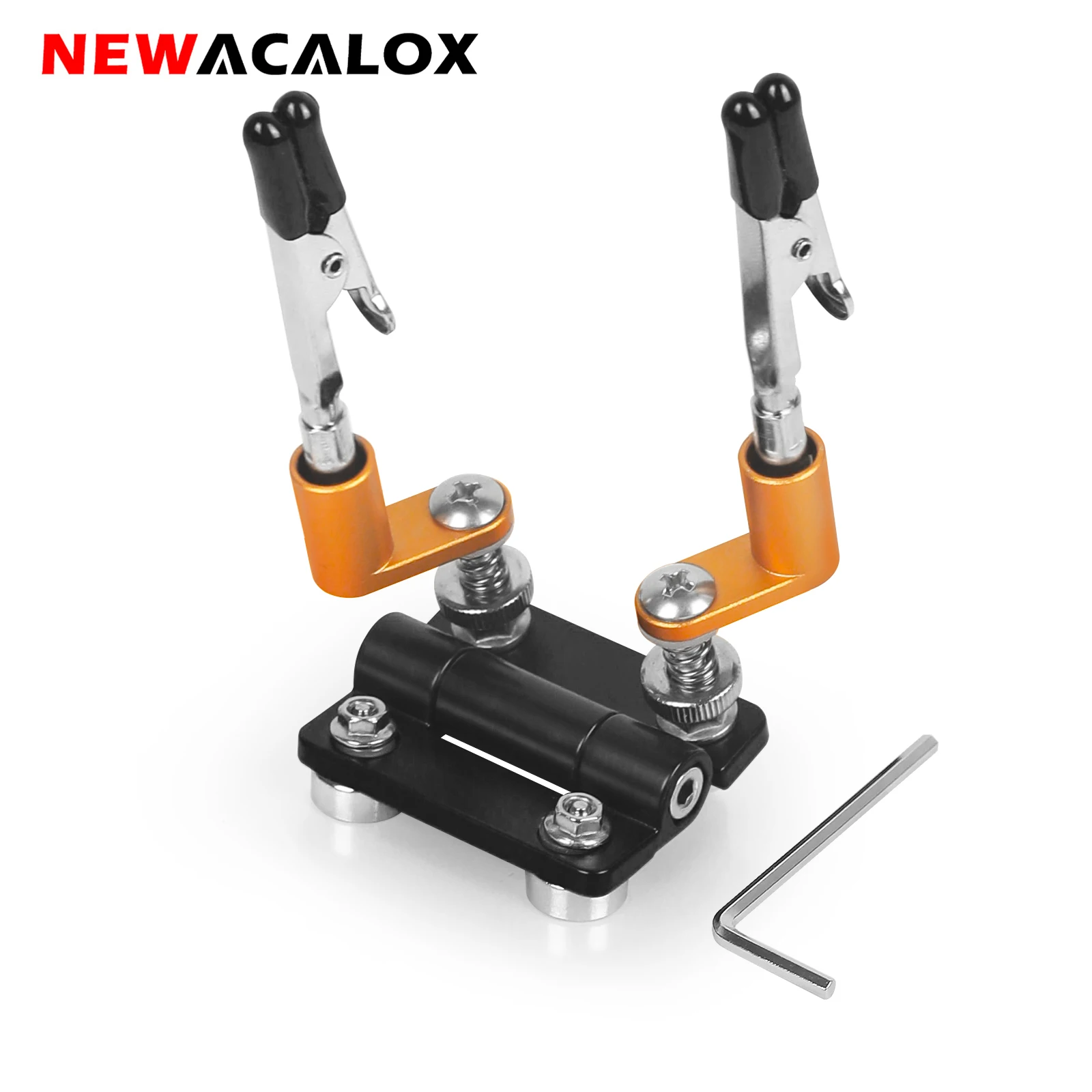 NEWACALOX Mini lutownica magnetyczna trzecia pomocna ręka elastyczne ramię płytka drukowana PCB Hoder elektroniczna naprawa narzędzie spawalnicze