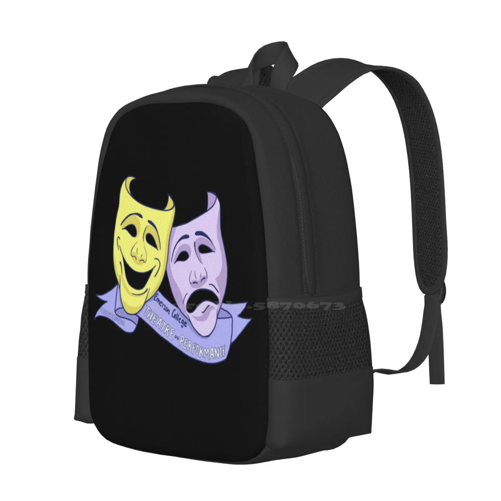 Theatre _Amp_ Performance Emerson College Hot Sale Schoolbag Backpack Fashion Bags Emerson College Massachusetts Purple Ec