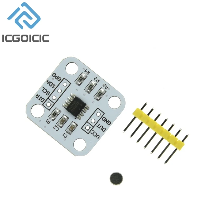 AS5600 Magnetic Encoder Magnetic Induction Angle Measurement Sensor Module 12bit High Precision