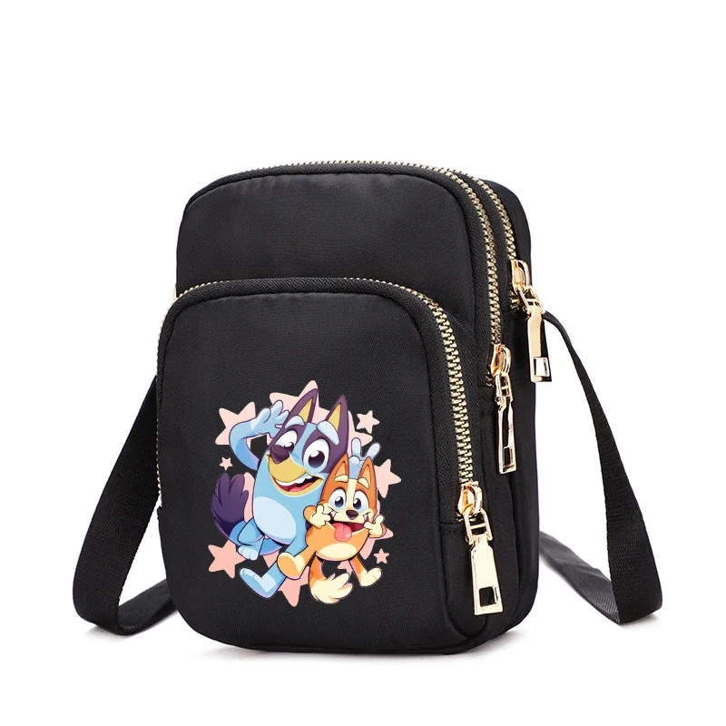 

Blueye сумка через плечо для телефона для мужчин и женщин Bingo Chilli милая собака аниме мультфильм сумка на плечо уличный дорожный кошелек подарок для мальчиков и девочек