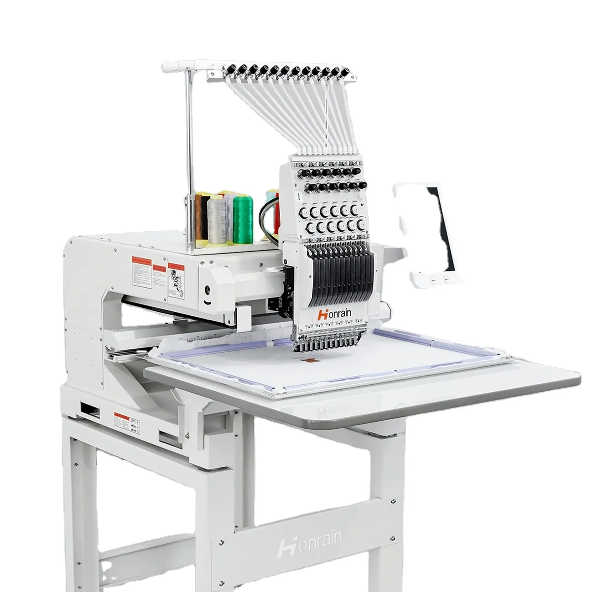 China Factory High Quality Single Head Embroidery Machine 12 Needles For Cloth 3d