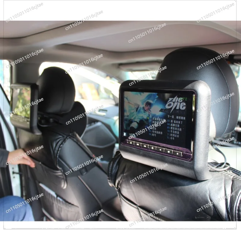 For Car Rear Mounted DVD Headrest Display 9 Inch High Definition Car MP5 Headrest Video Game FM