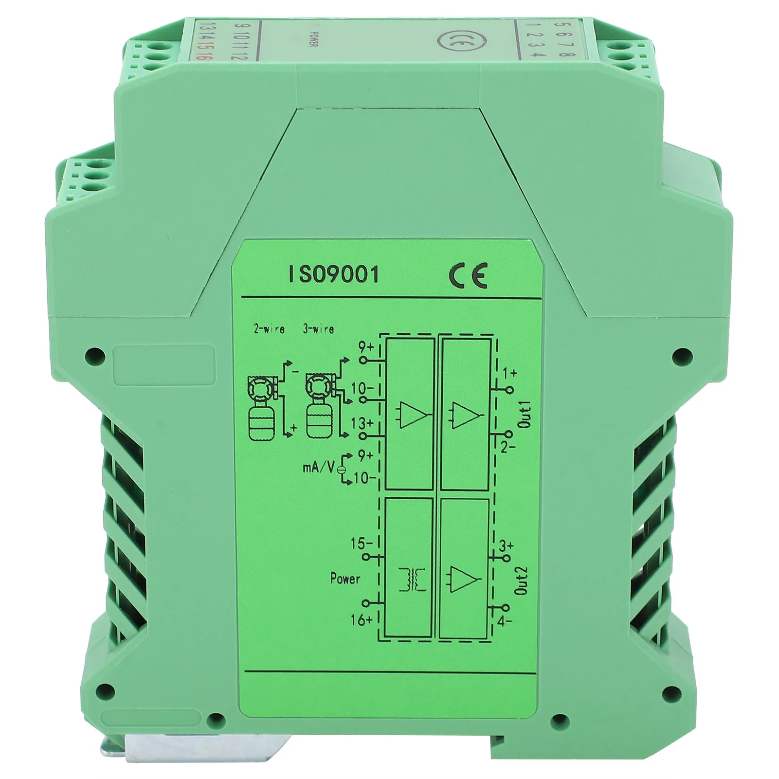 

Signal Isolation Transmitter Signal Isolator 1 Input 2 Output Current Voltage Transmitter Rail Mount Conditioner GLG