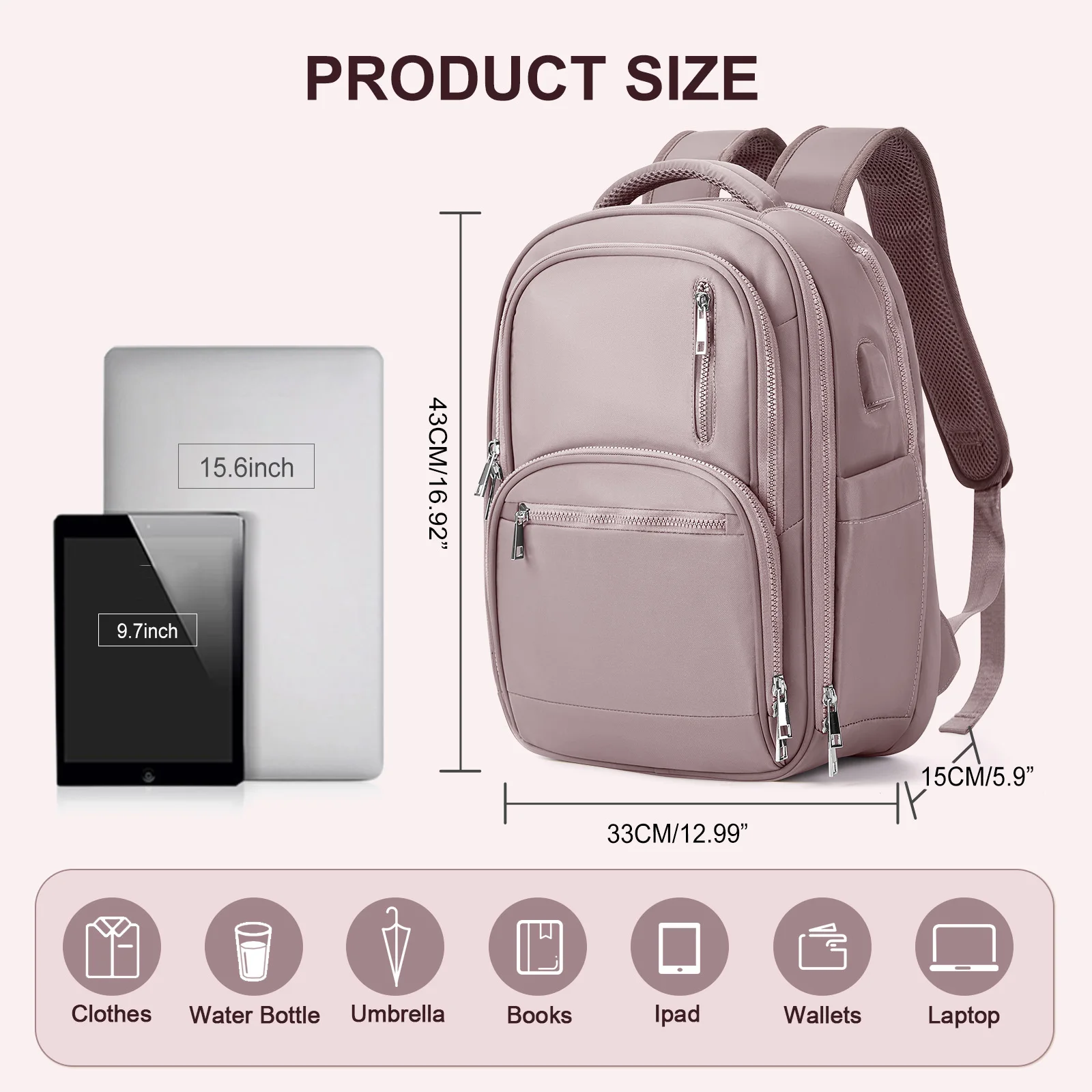 Large Air Travel Backpack Women\'s Outdoor Hiking Backpack Waterproof Casual Laptop Portable School Gift Backpack Hand Luggage