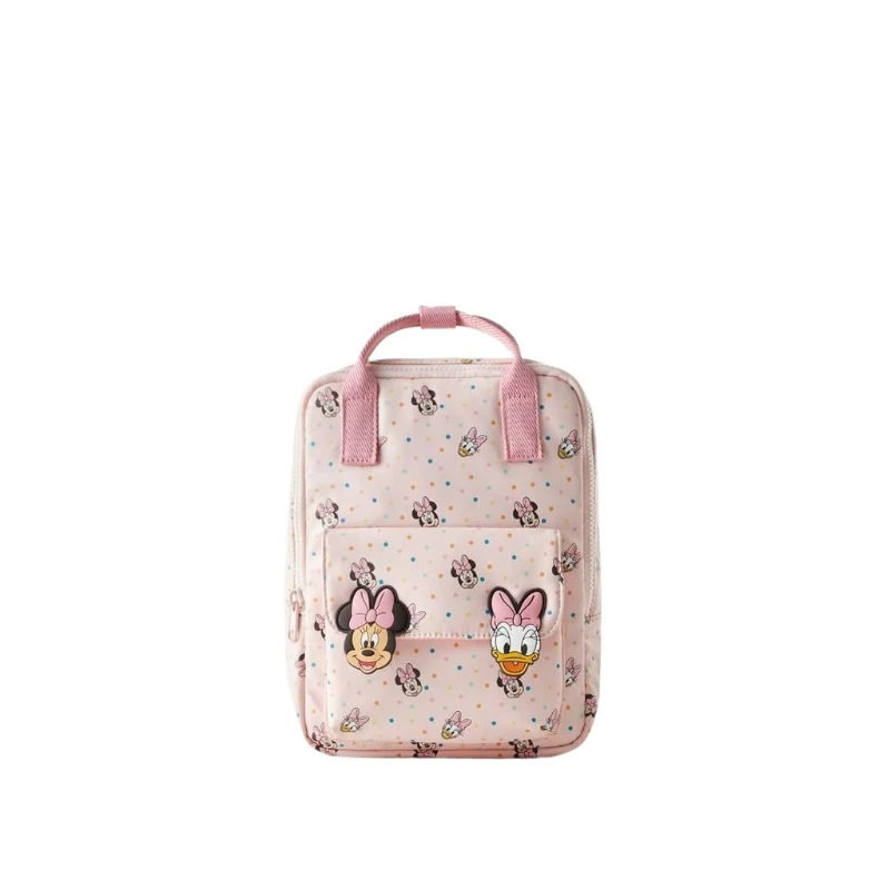 

2024 New Disney Mickey Mouse School Bag Kindergarten School Girls School Bag Fashionable Cute Print Backpack Large Capacity