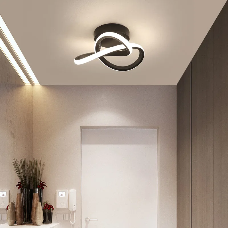 Nordic modern minimalist ceiling lamp corridor corridor decorative lighting porch creative lamps AC85-265V