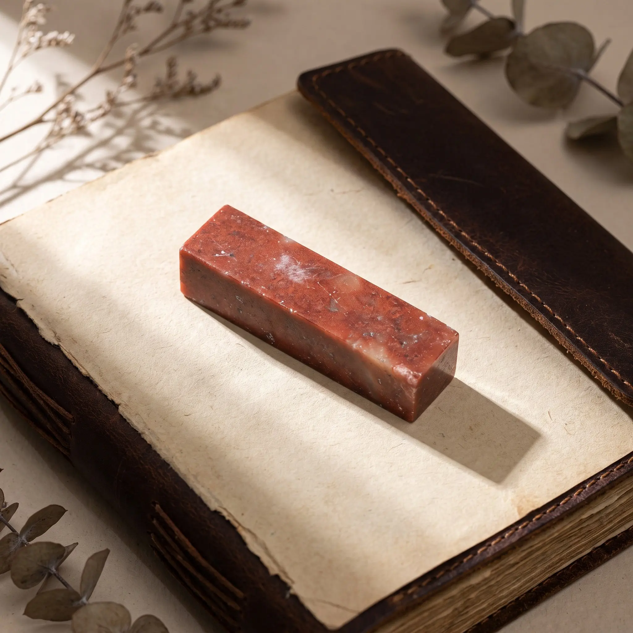 4Pcs Shoushan Blank Seal Carving Stone 2x0.6