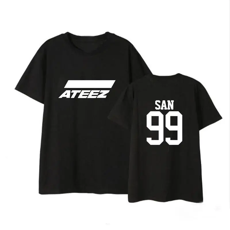 KPOP ATEEZ Album T Shirt Women Men Hongjoong Seonghwa Yunho