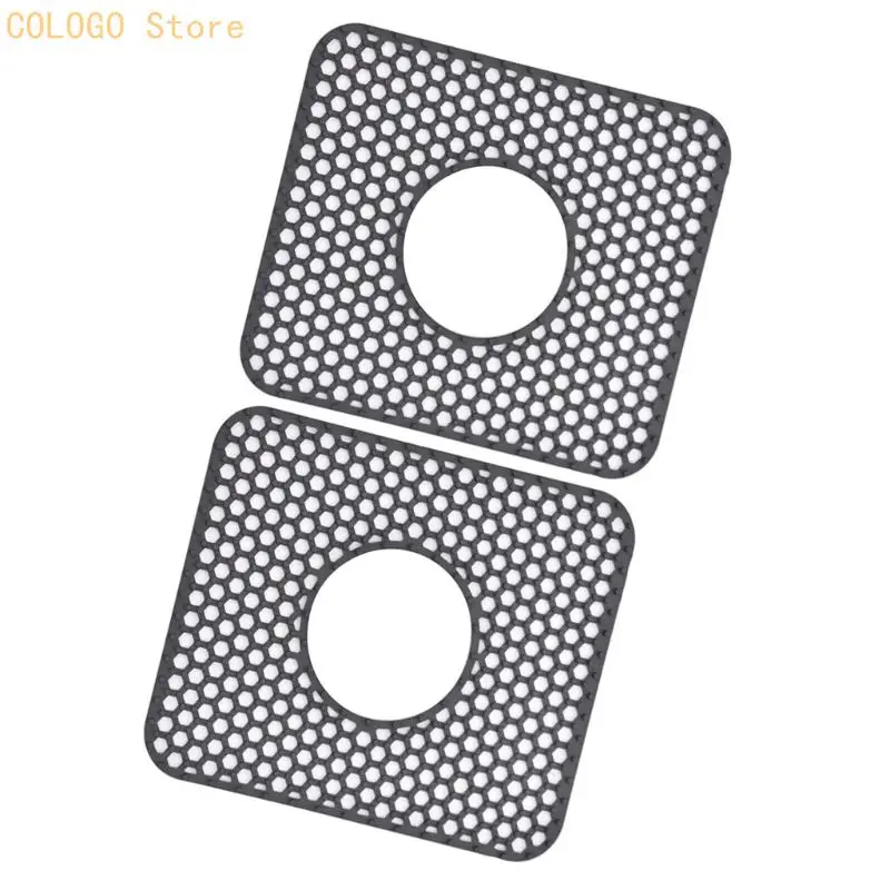 Pair Of Flexible Water Channel Mats For Sink Featuring Stable Base And Heat Resistant substance Perfect For Home And Commercial