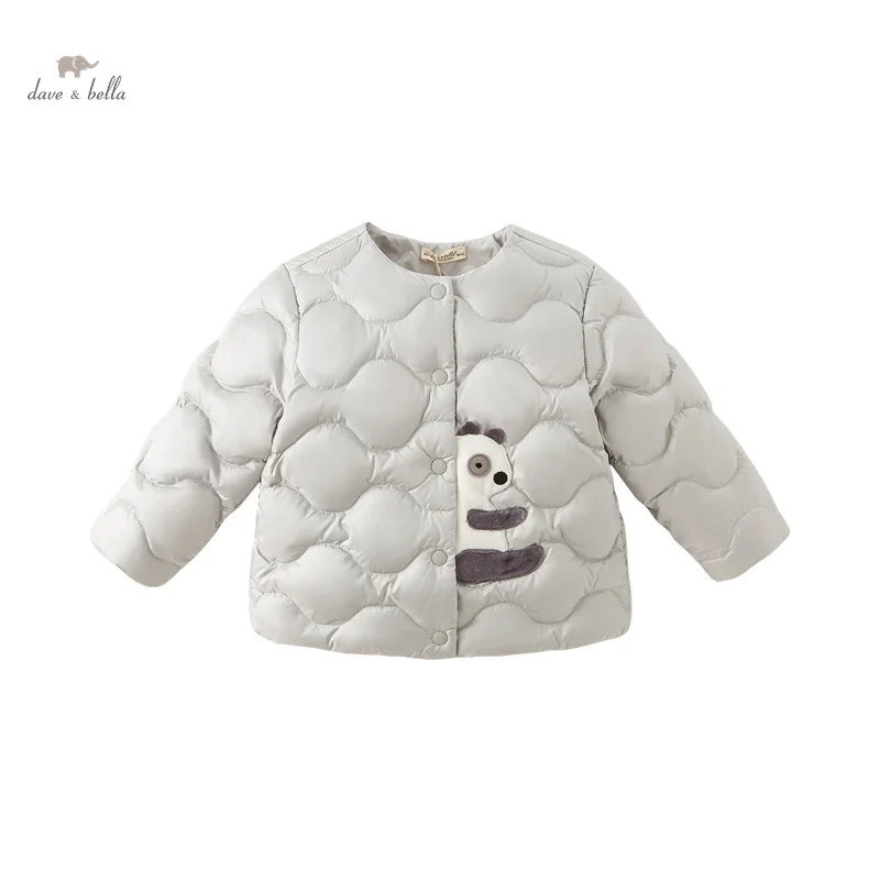 Dave Bella Children Girls Boys Down Jacket Outerwear 2023 Autumn Winter New Fashion Casual Padding Coat Outdoor Party DB4236953