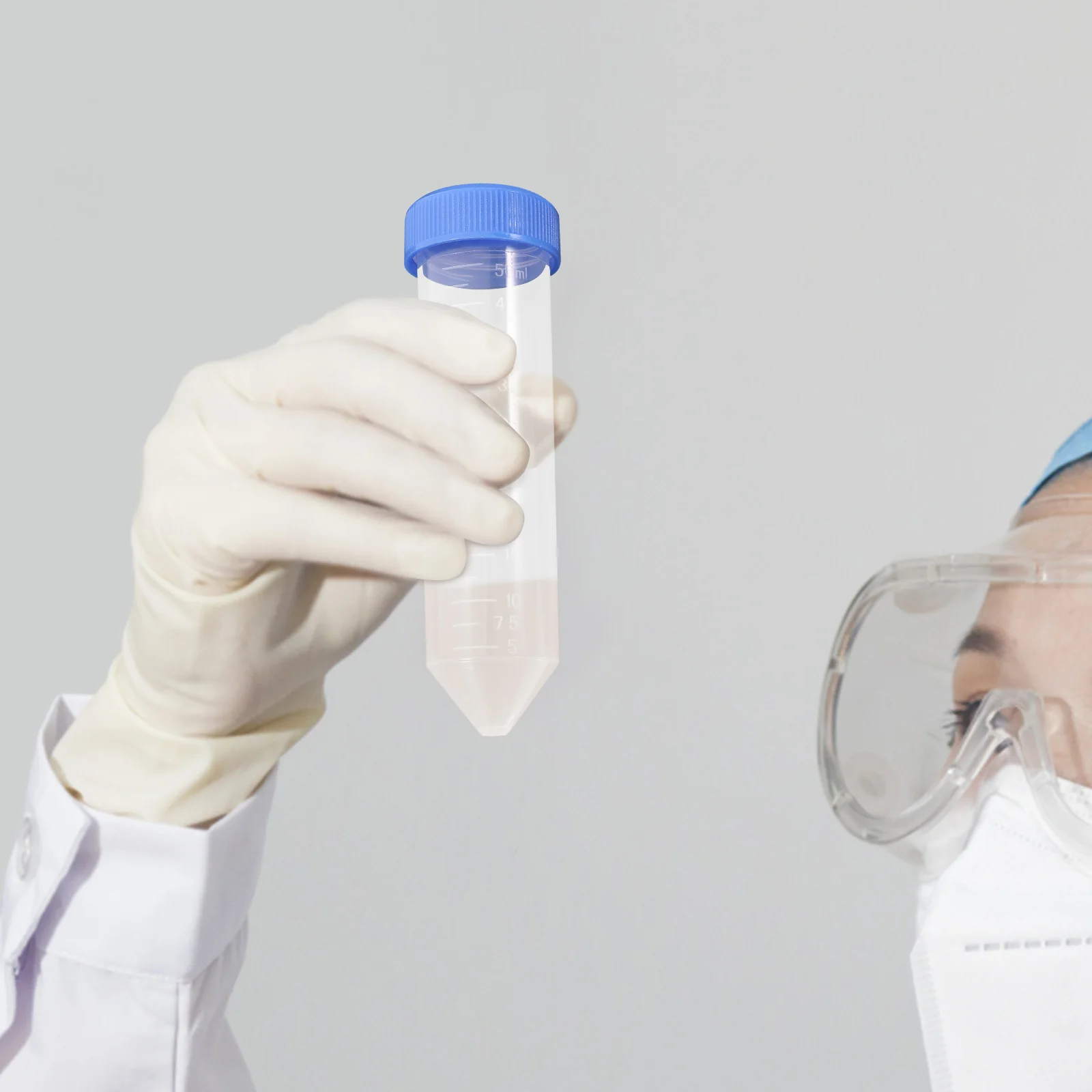 25 PCS Tube Polycarbonate Tubes Lab Measuring Sample Container