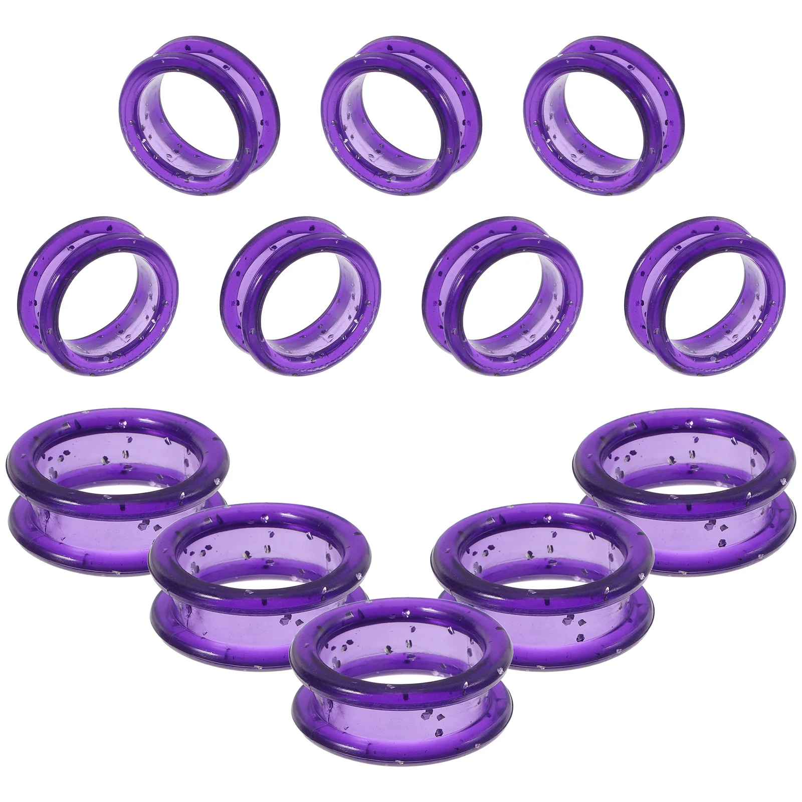 

12Pcs Silicone Finger Protectors for Scissors Smooth Fit Dog Grooming Accessories Long-Lasting Grip Rings for Paws Ears Nails