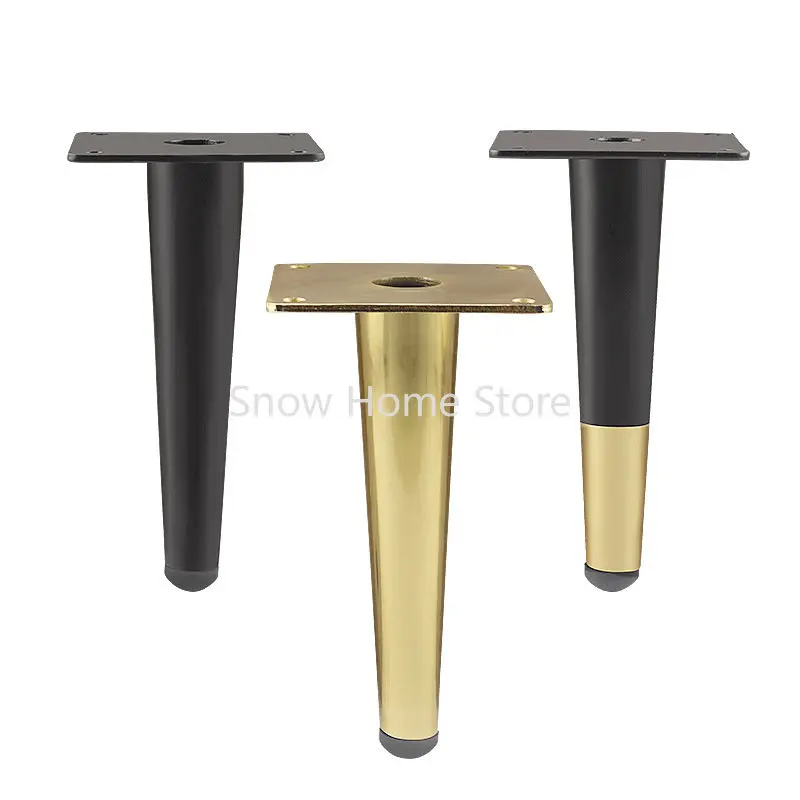 

Furniture Metal Cabinet Foot Sofa Support Foot Round Tube Straight Conical TV Cabinet Table Foot Light Luxury Cabinet Foot Hardw