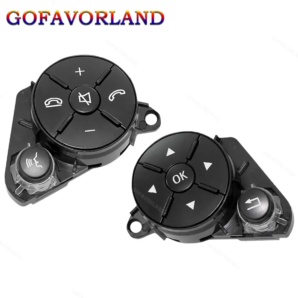 

2048210351910 204821045191 Pair Front LH RH Steering Wheel Switch Button Black For Mercedes W204 W212 C/E/GLK-CLass 2008-2015