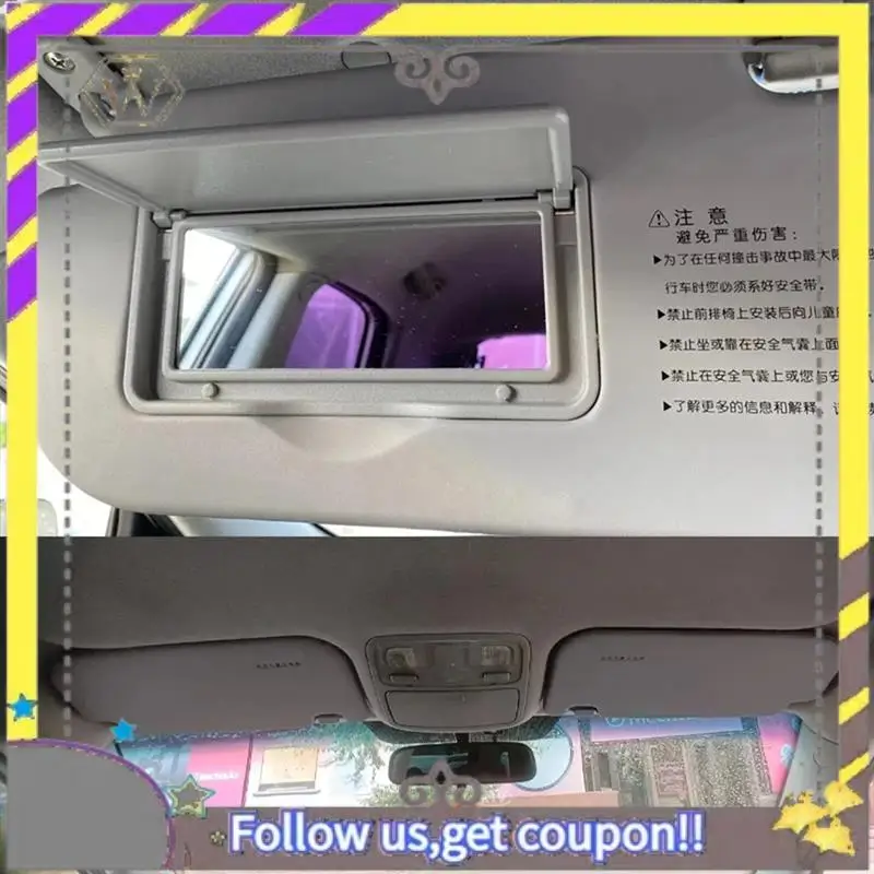 

L38A-For Kia Sportage 2005-2012 Car Front Interior Sun Visor With Makeup Mirror Sun Shade Sunvisor 85201-03000 85202-03000