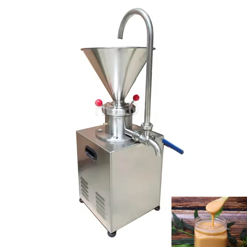 Small Peanut And Nut Grinder, Sesame Grinder Process, Peanut Slurry Grinder