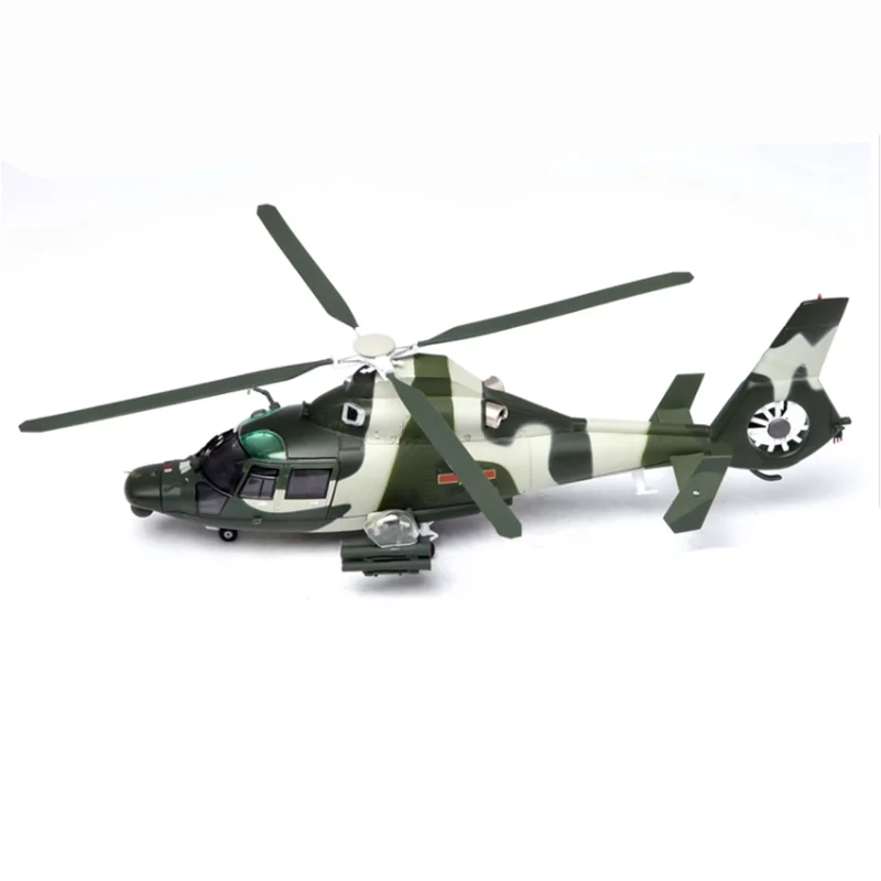 1: 100 Scale Armed Aircraft With Propellers Straight 9 Model WZ-9 Z-9 Dolphin Helicopter Model Toys Gifts