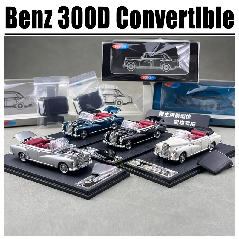 

Seeker 1/64 Benz 300D Convertible Alloy Toy Motor Vehicle Diecast Metal Model Gifts