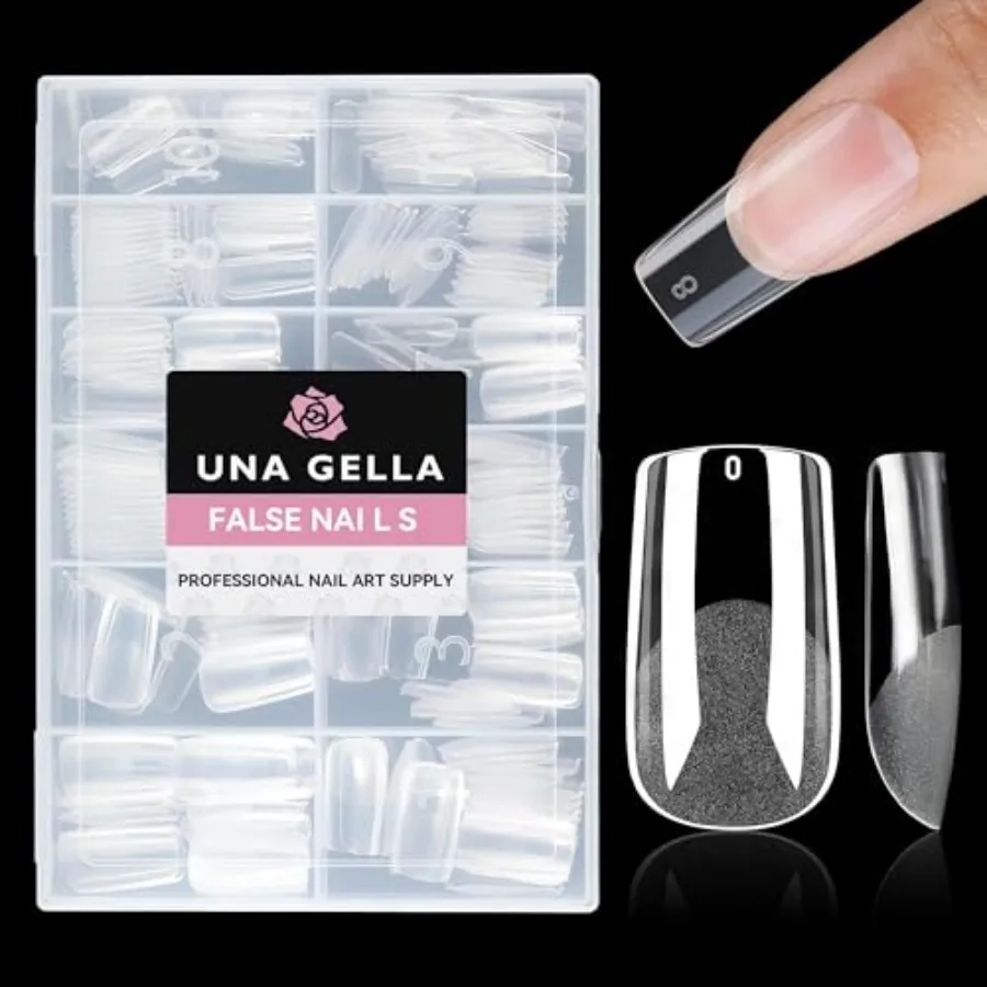 

Medium Square Gel Nail Tips Half Matte 312pcs Medium Square Gel Nails Full Cover False Acrylic Nails Tips for Press On Nails DI