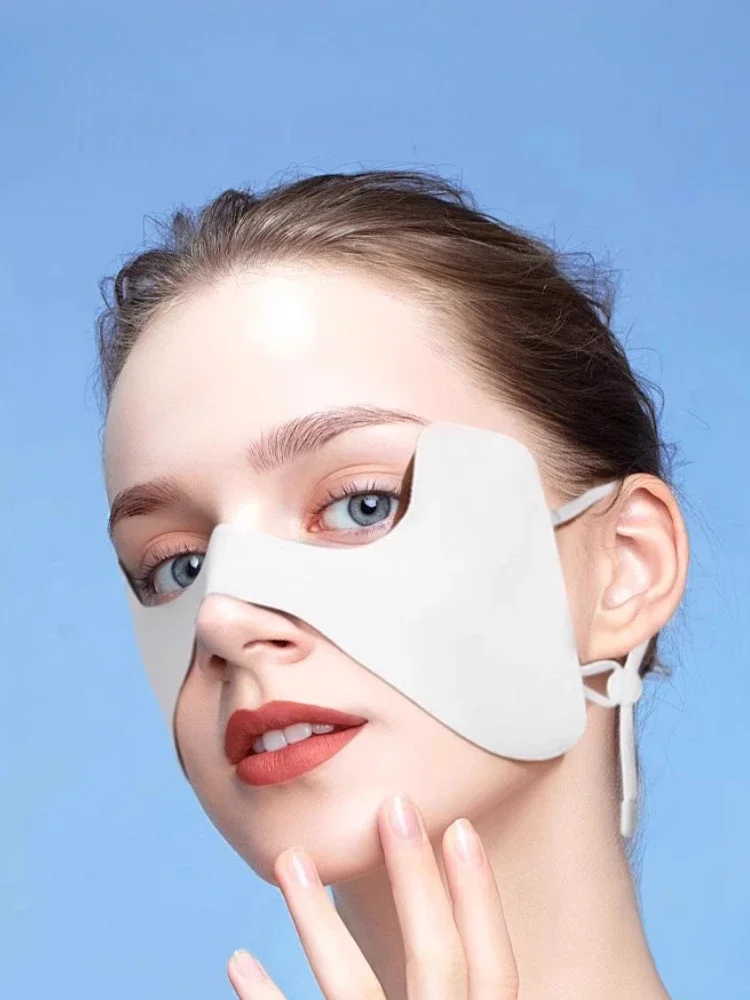 AliExpress NONE Ice Silk Golf Face Mask UV Protection Butterfly Balaclava Eye Cover Cooling Breathable Seamless for Women Men Outdoor