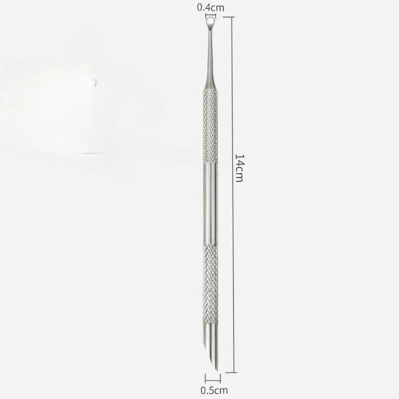 2 قطعة برأسين مسمار الفن الصلب دفع الجبهة الرمال فرك منصات حدوة الحصان تقشير مسمار إصلاح السطح فقط دفع مسمار أداة فنية #4