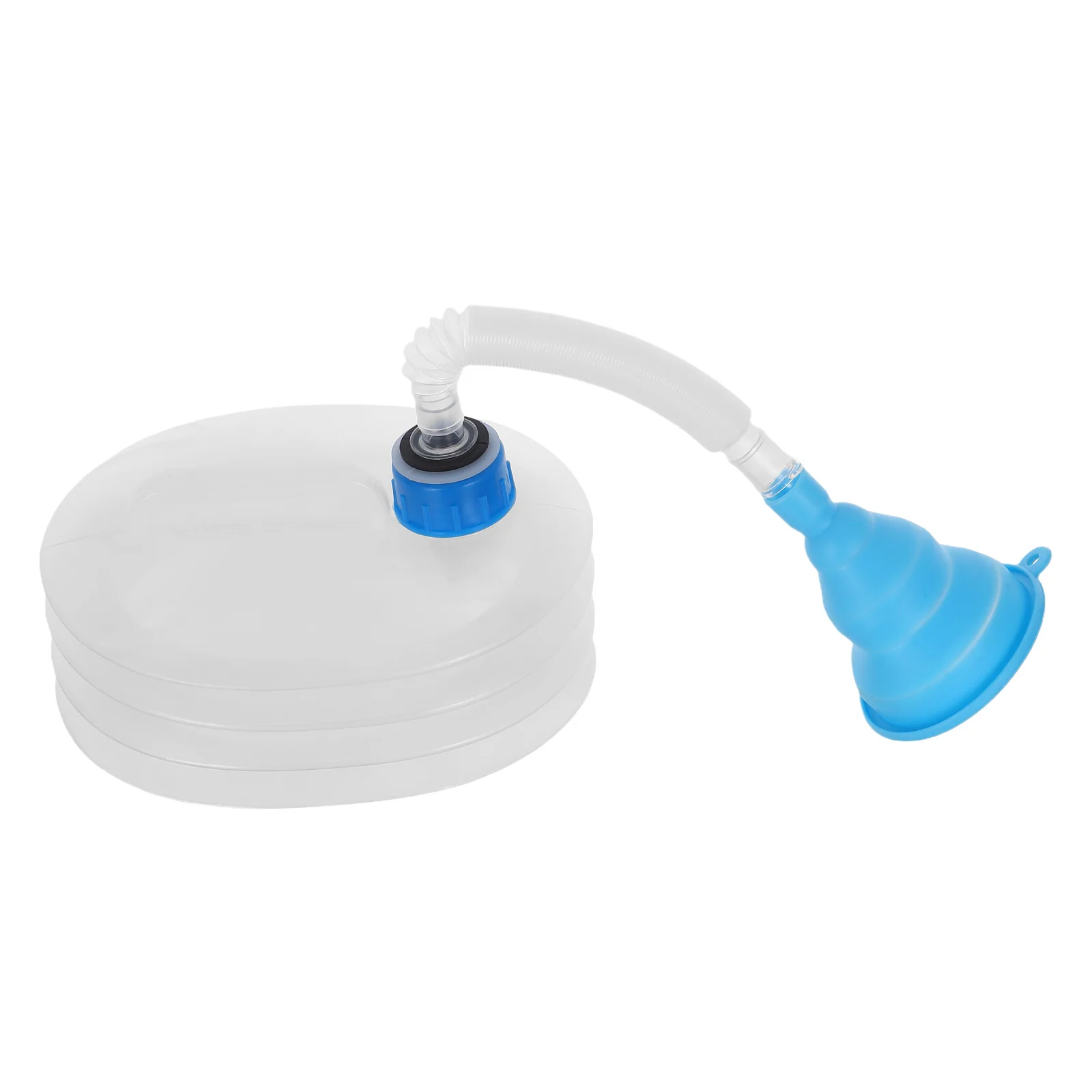 1 مجموعة المحمولة سيارة المرحاض للجنسين مانعة للتسرب طوي السفر قعادة كوب قابلة لإعادة الاستخدام مبولة للتخييم رحلات الطريق الطوارئ في الهواء الطلق