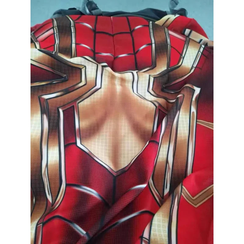 Adults Kids Spidercosplay Gold Iron Costume SuperHero Cosplay Zentai Suit Men Boys Male Homecoming Bodysuit Party JumpSuit