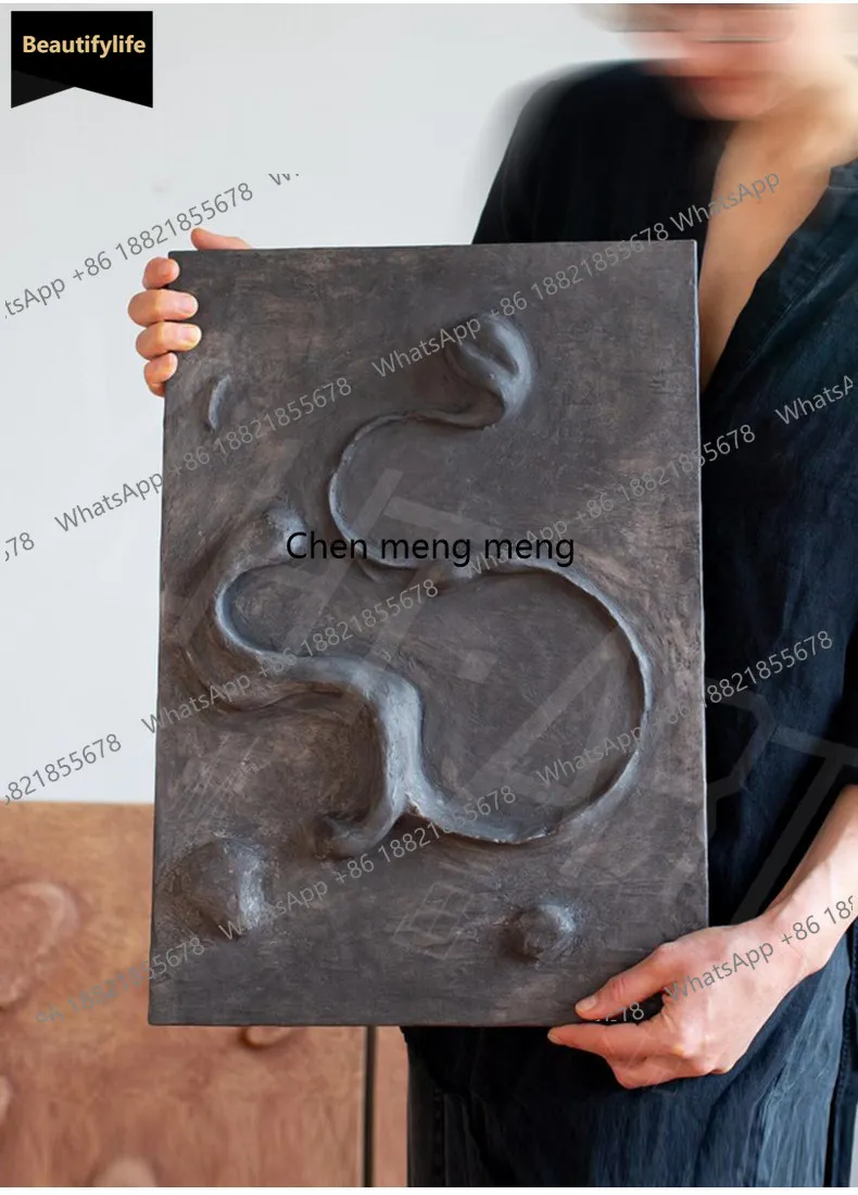 

C139 Medieval wabi-sabi hanging paintings, high-end hand-carved and hand-painted creative homestays
