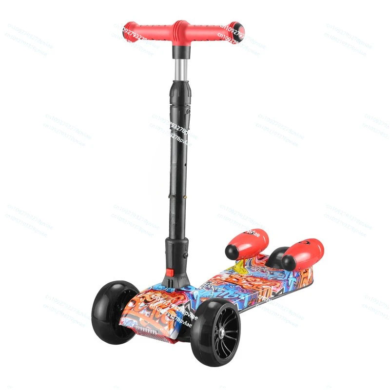 Children's toy spray scooter scooter drift car kids toy spray scooter