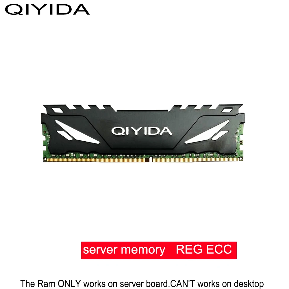 Qiyida ddr4 Ram 8GB 4GB 16GB PC4 2133MHz أو 2400MHz 2666MHZ 2400 أو 2133 ECC REG Server Memory 8G 16G 4G 32GB RAM