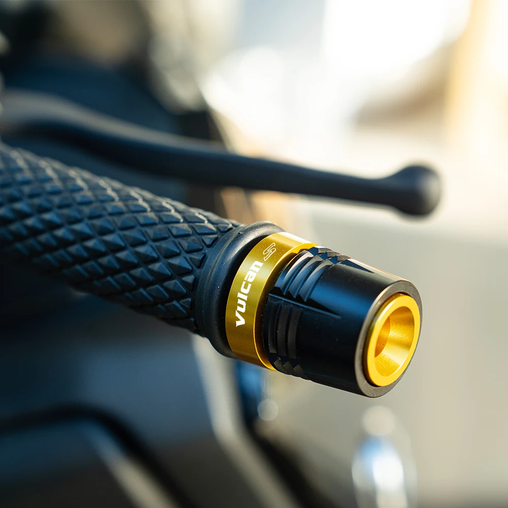 لكاواساكي فولكان S 650 فولكان s650 VN650 2015-2021 2022 2023 2024 2025 دراجة نارية المقود القبضات بار ينتهي غطاء التوصيل المنزلق