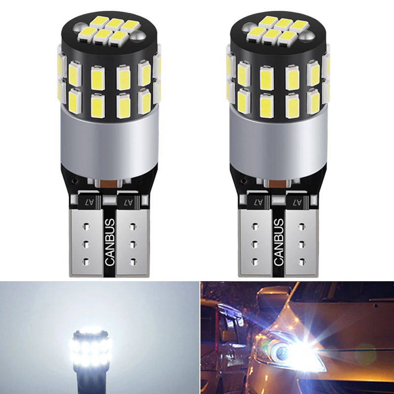 

2pcs T10 W5W 194 168 Led Bulb Car Interior Light Parking Lamp For Toyota Camry CHR Auris Hilux Prius Celica Ipsum Verso Wish VW