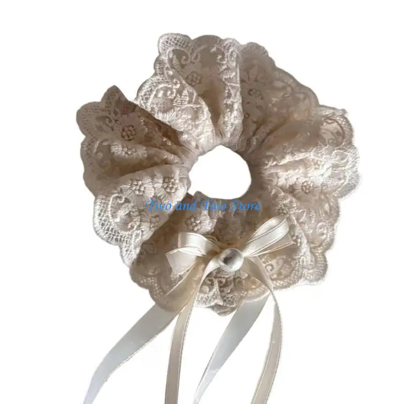 

HX6F Elegant Hair Scrunchies for Women Elastic Hair Scrunchy Add Charm to Your Hairstyles Display Your